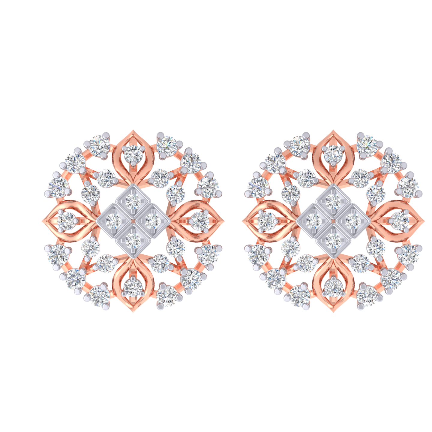 Nayna Diamond Stud Earrings