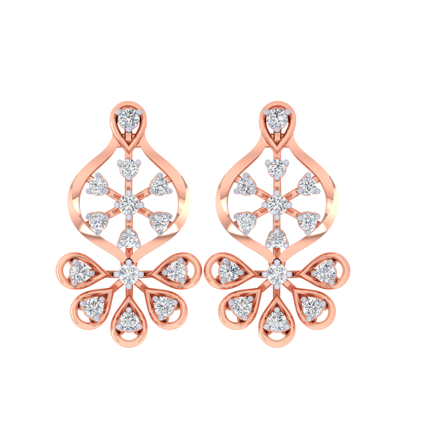 Mesa Diamond Dangler Earrings