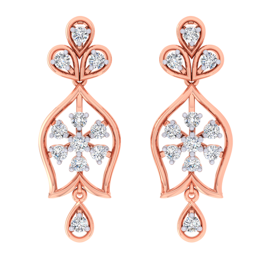 Yula Diamond Dangling Earrings