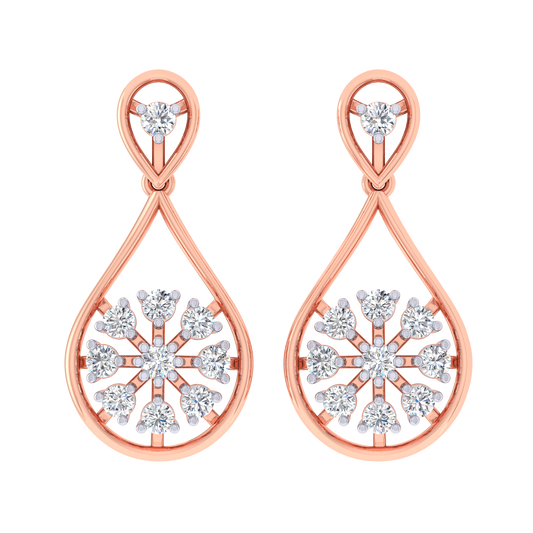 Oleana Diamond Dangler Earrings