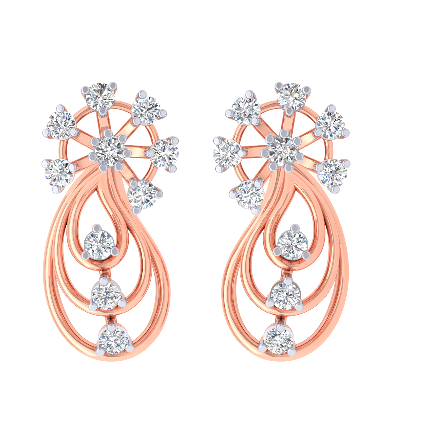 Lyesha Diamond Stud Earrings