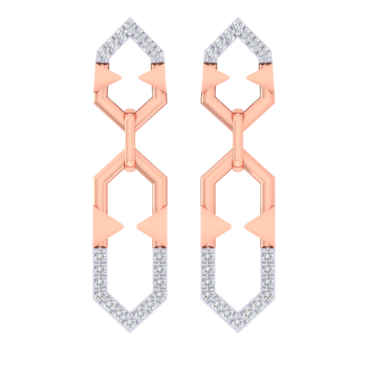 Liara Diamond Dangler Earrings