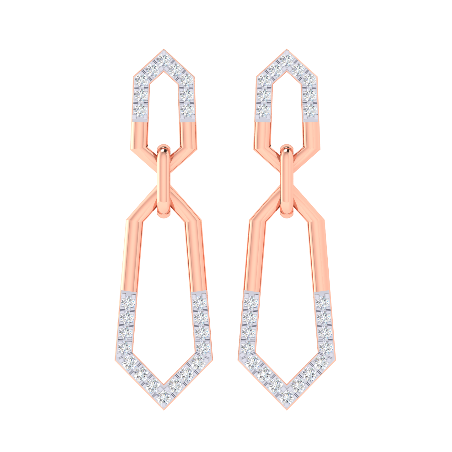 Shaara Diamond Dangler Earrings