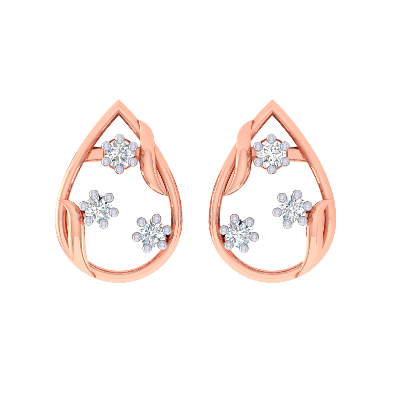 Haifa Diamond Stud Earrings