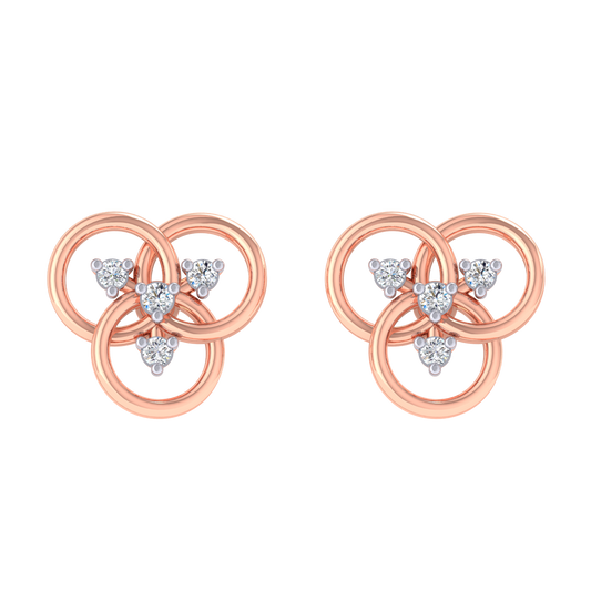 Fiena Diamond Stud Earrings