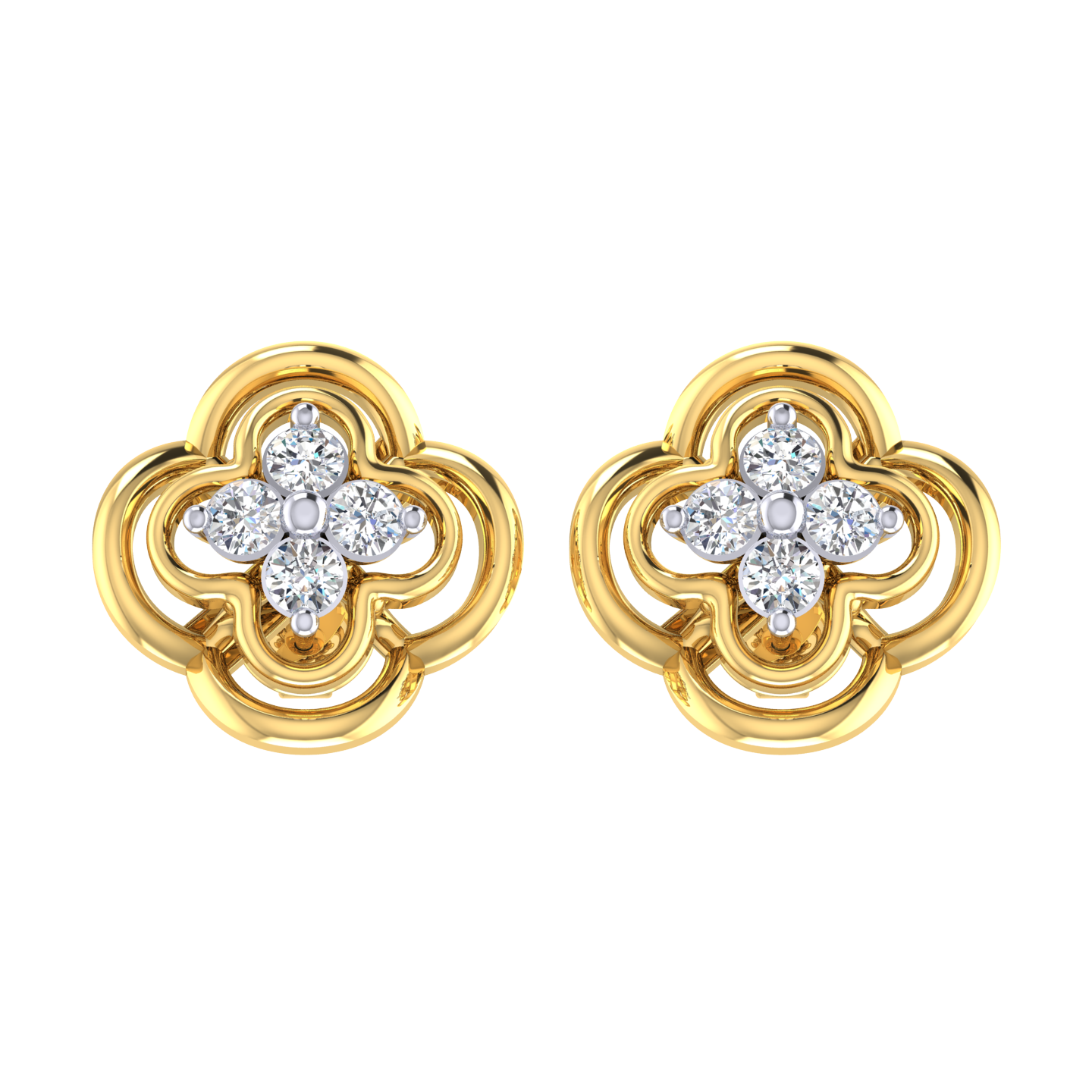 Amilia Diamond Stud Earrings