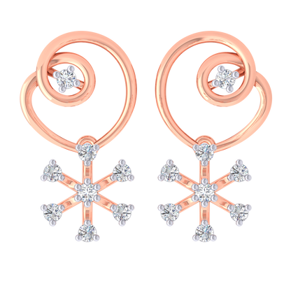 Maxi Diamond Dangler Earrings