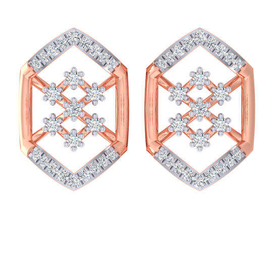 Marcella Diamond Stud Earrings