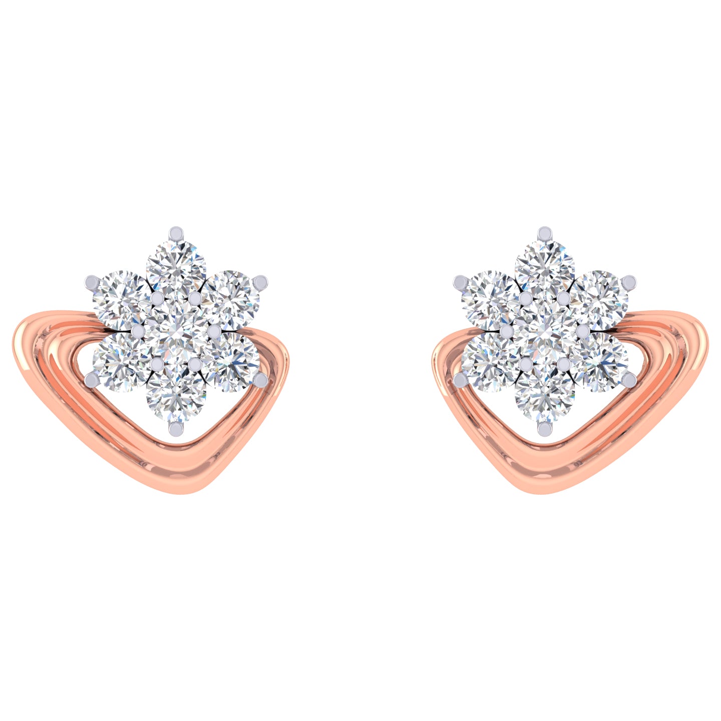 Augusta Diamond Stud Earrings