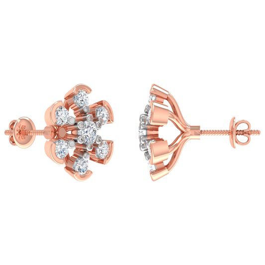 Nerilla Diamond Stud Earrings