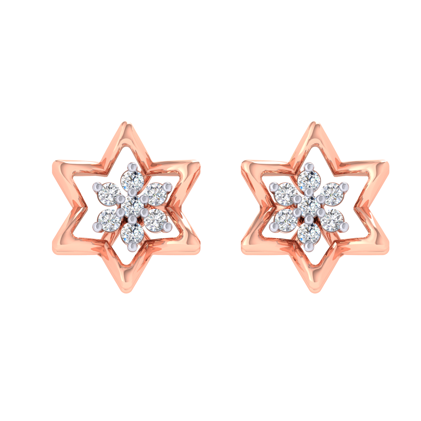 Gloria Diamond Stud Earrings