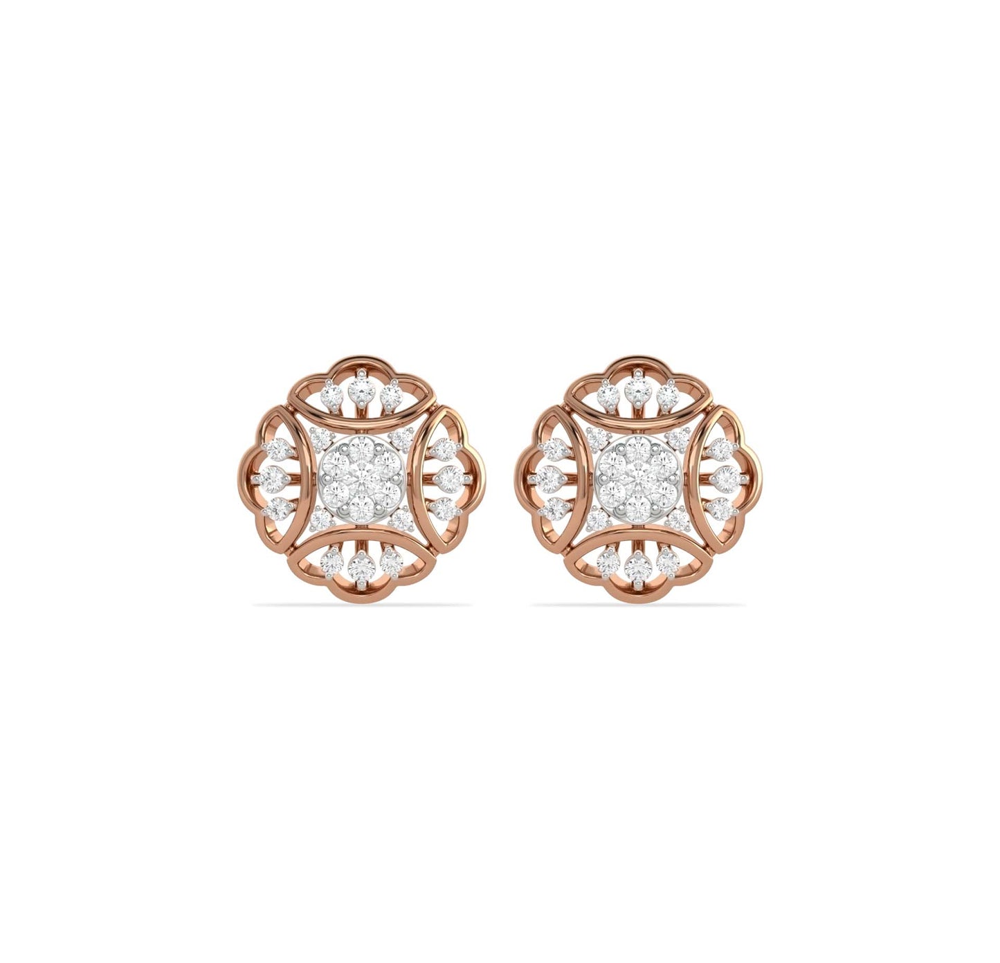 Addison Diamond Stud Earrings