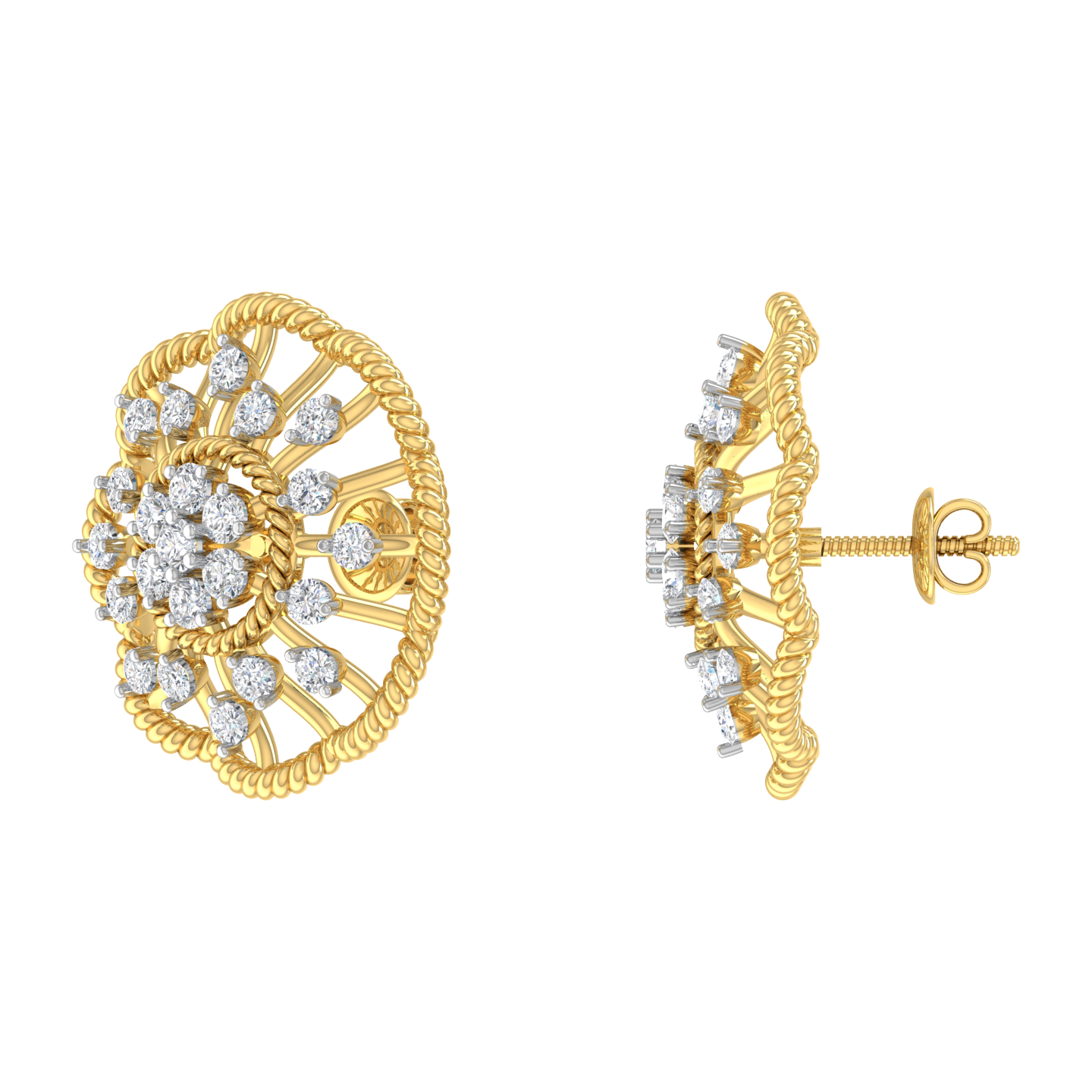 Brynne Diamond Stud Earrings