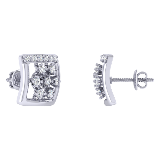 Lilah Diamond Stud Earrings