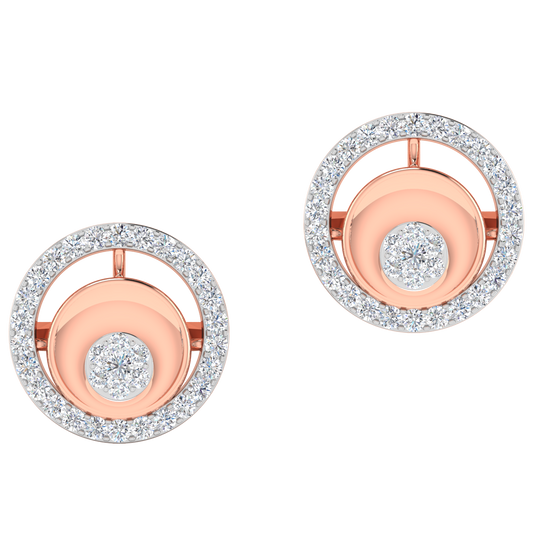 Ramia Diamond Stud Earrings