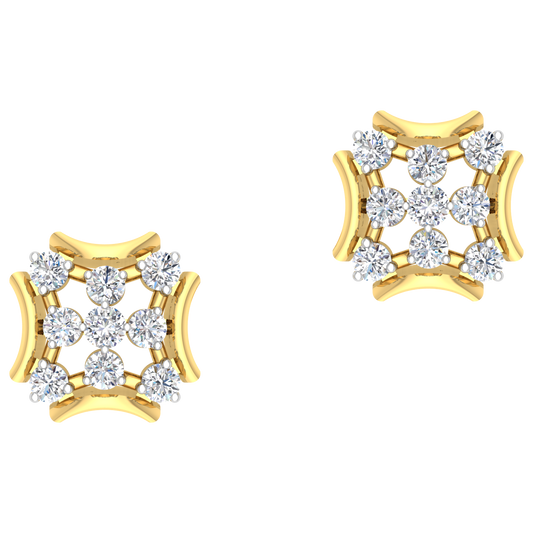 Amira Diamond Stud Earrings