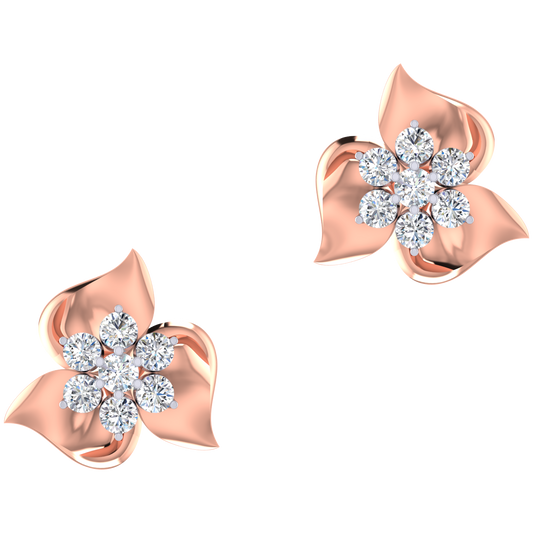 Zeva Diamond Stud Earrings