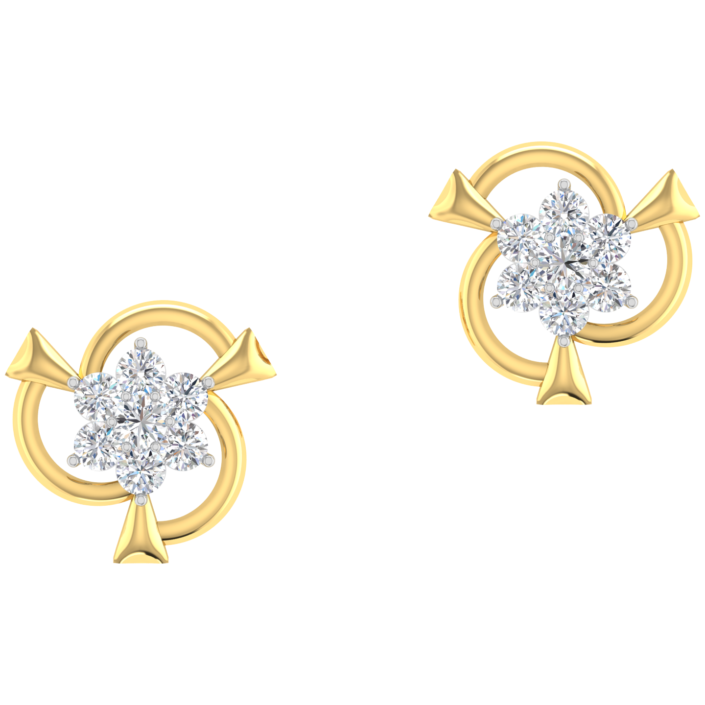 Hayden Diamond Stud Earrings