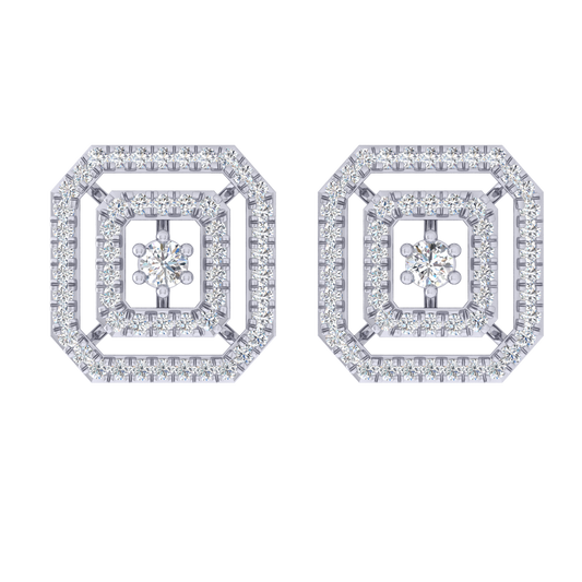 Haisley Diamond Stud Earrings