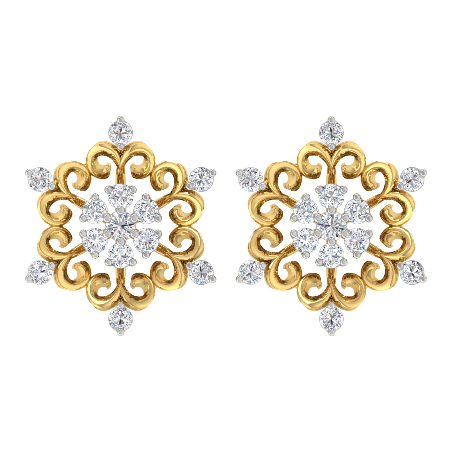 Nylah Diamond Stud Earrings