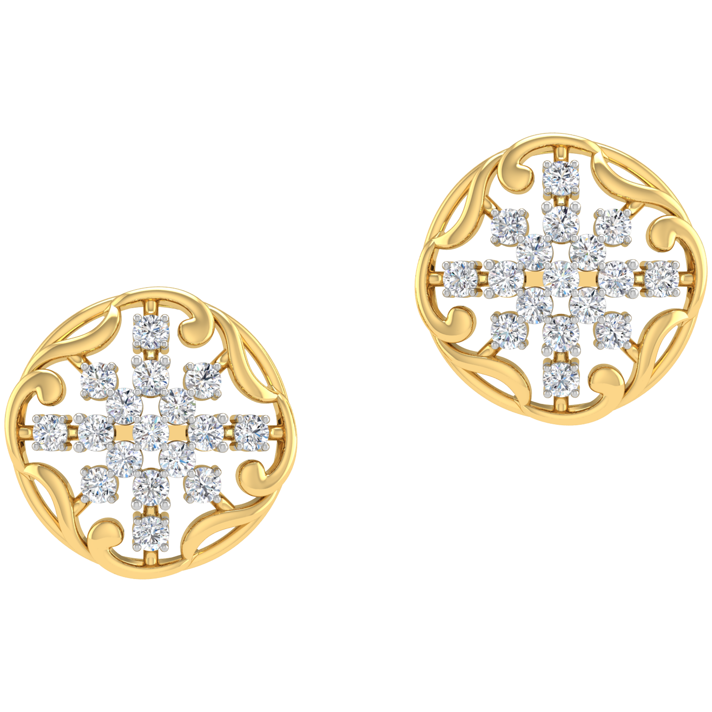 Sameera Diamond Stud Earrings