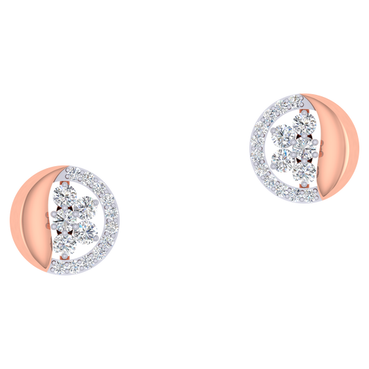 Lipika Diamond Stud Earrings