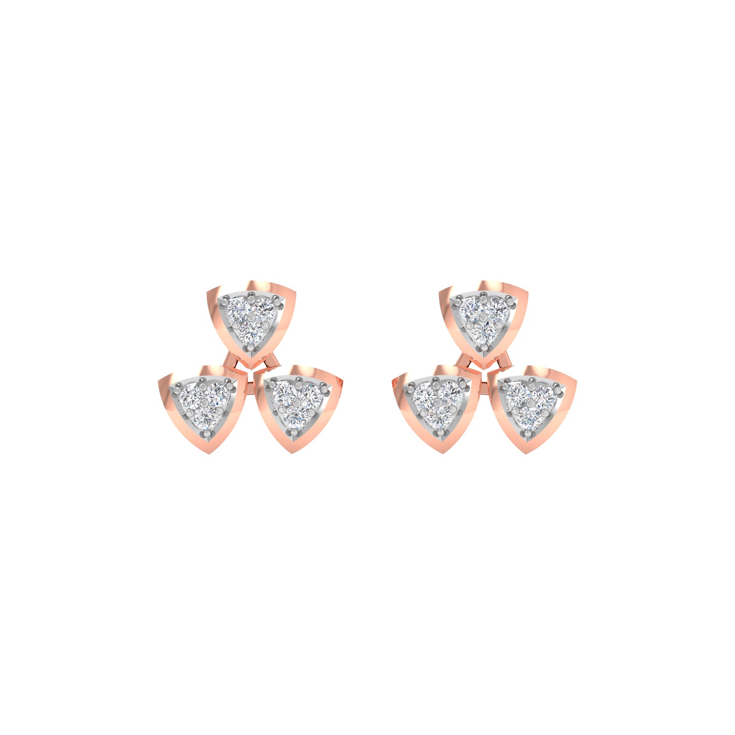 Carol Diamond Stud Earrings