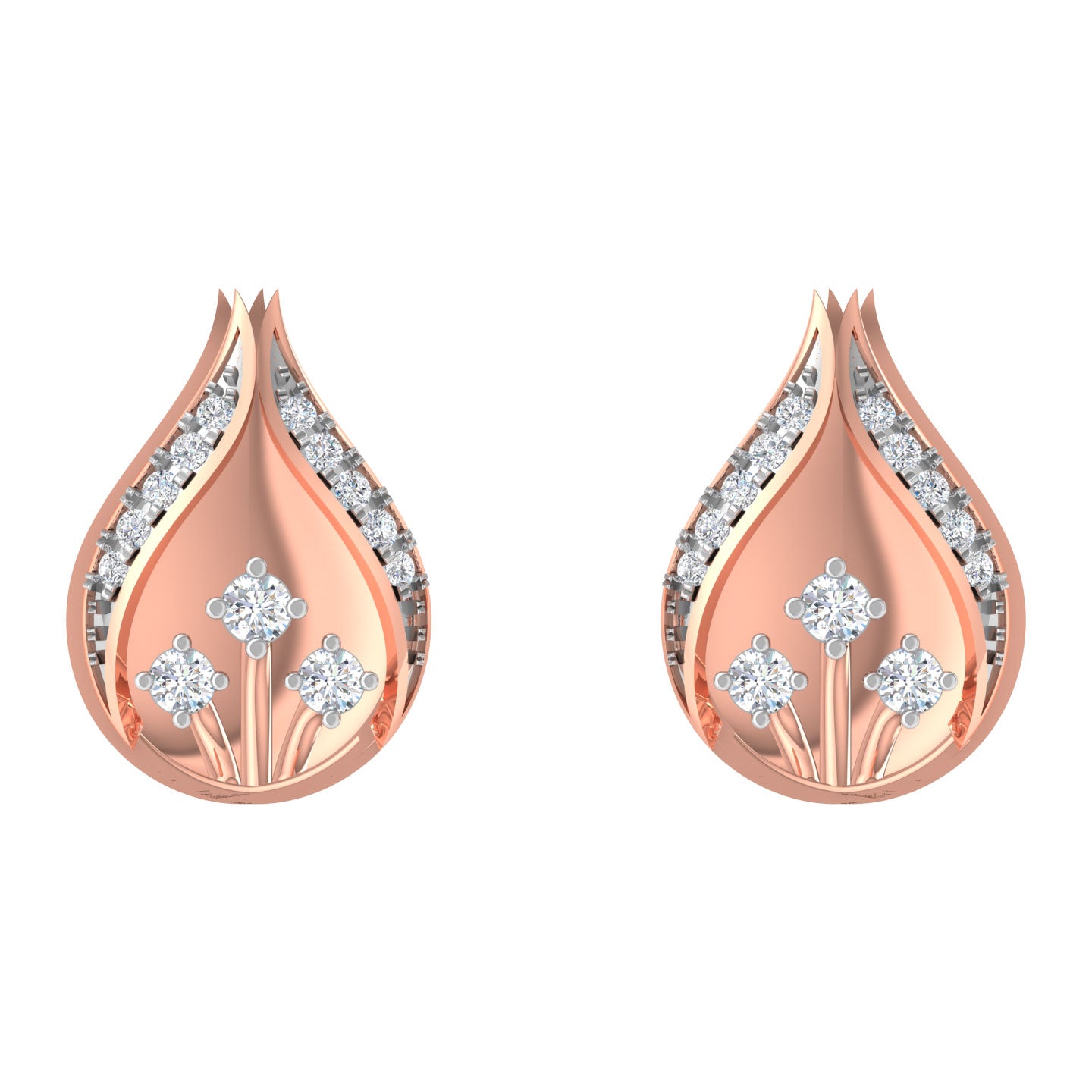 Rory Diamond Stud Earrings