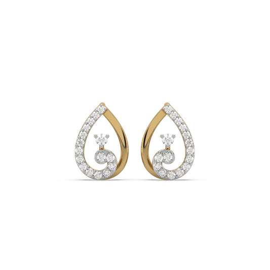 Zelda Diamond Stud Earrings