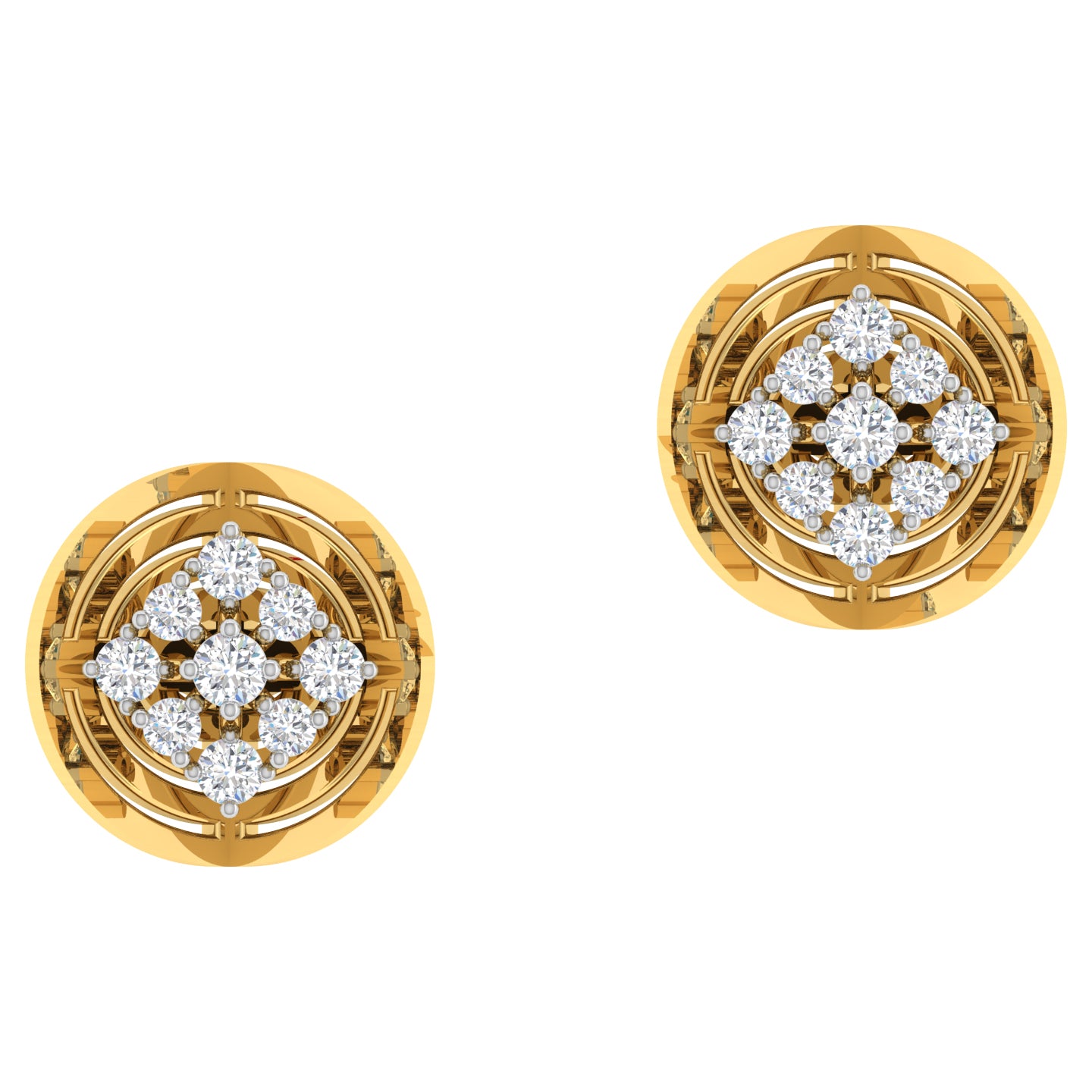 Nadia Diamond Stud Earrings