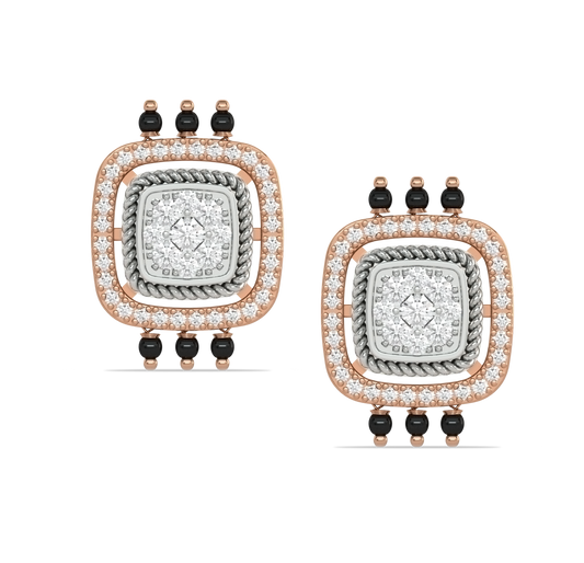 Riva Square Stud Earrings