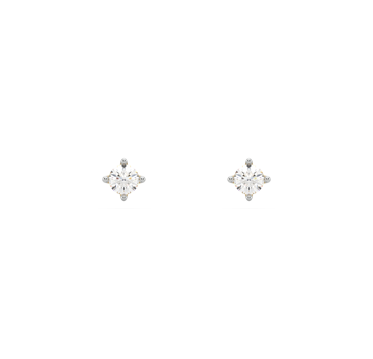 Mikhail Round Kids Diamond Earrings