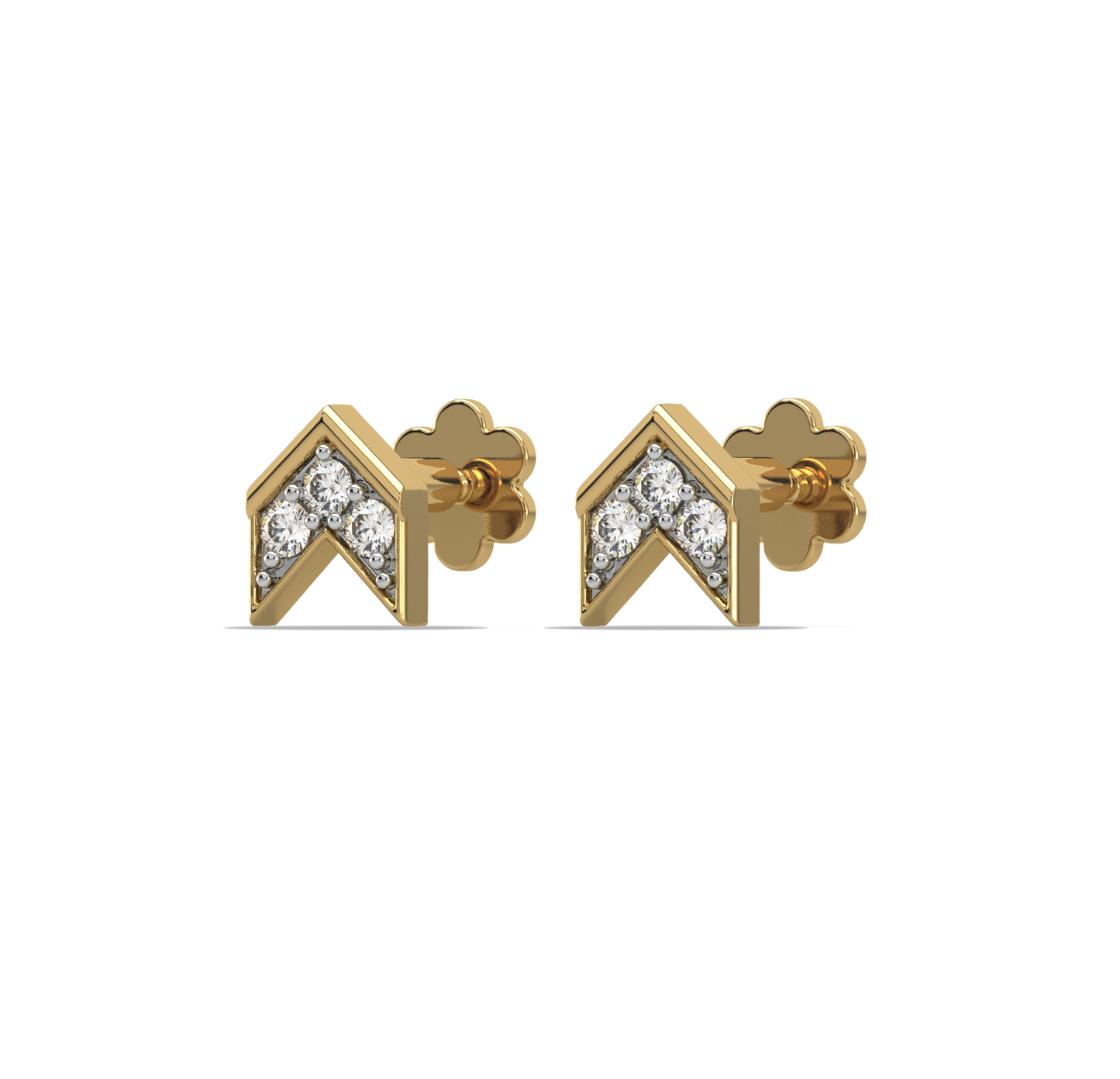 Nea 3 Diamond Kids Earrings