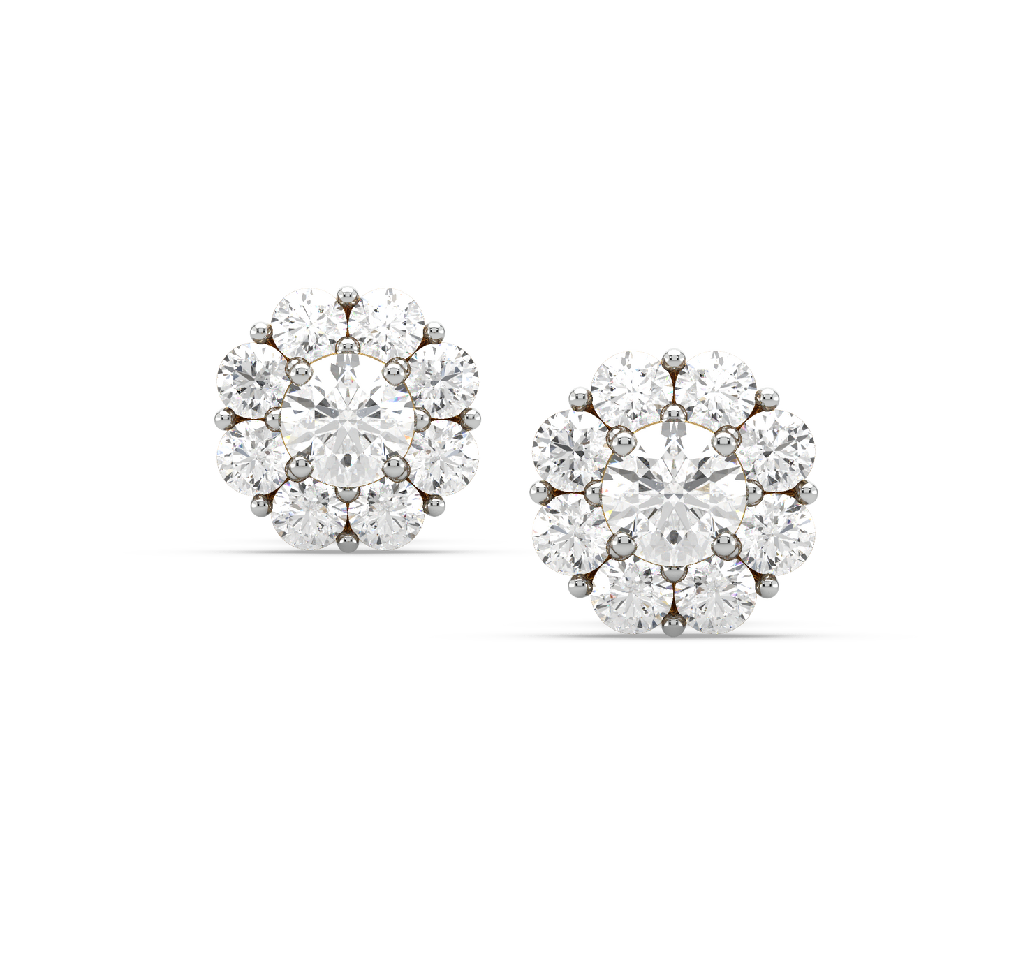 Tamarka Diamond Solitaire Stud Earrings