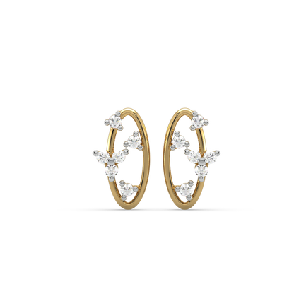 Leona Diamond Stud Earrings