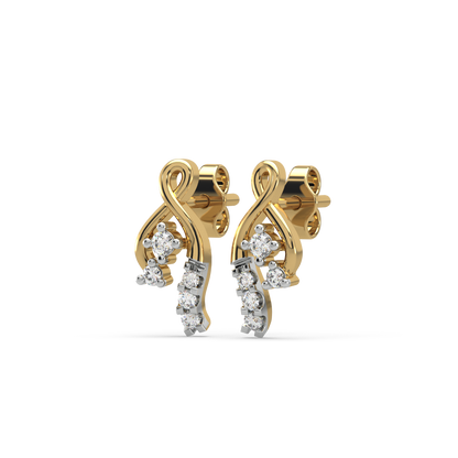 Shelby Diamond Stud Earrings