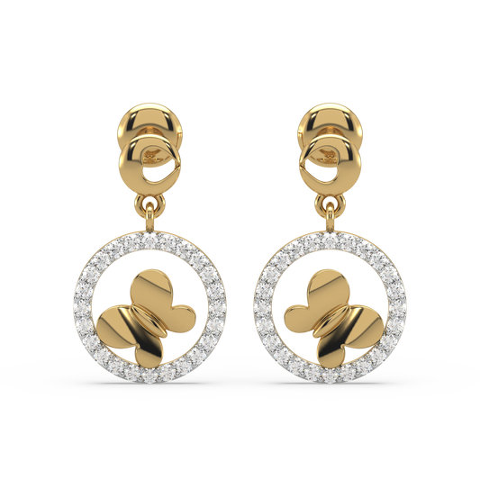 Kathryn Diamond Dangling Earrings