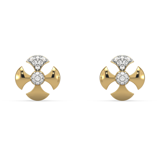 Dorothy Diamond Stud Earrings