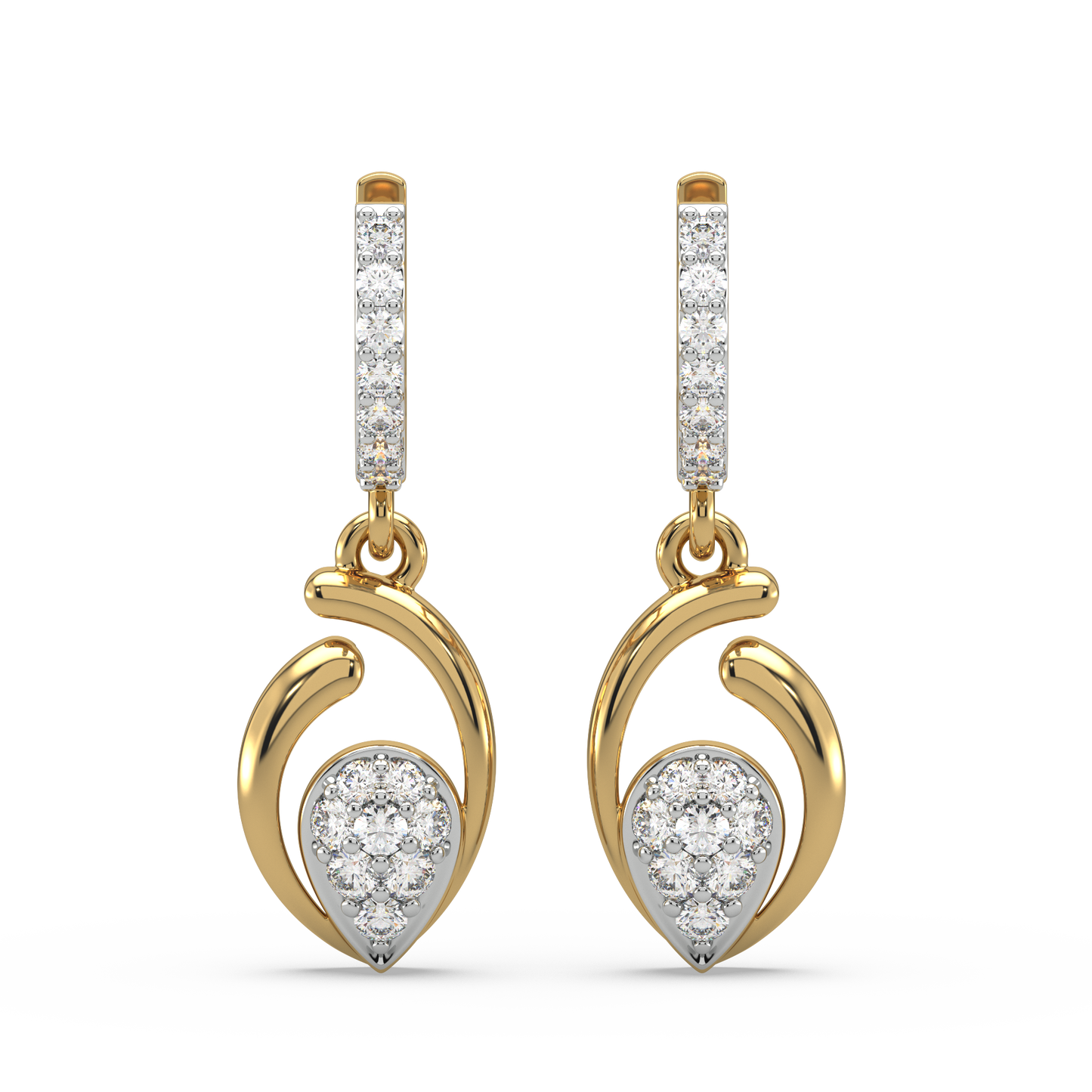 Antonella Diamond Hoop Earrings