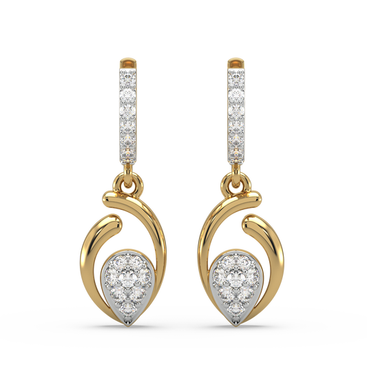 Antonella Diamond Hoop Earrings