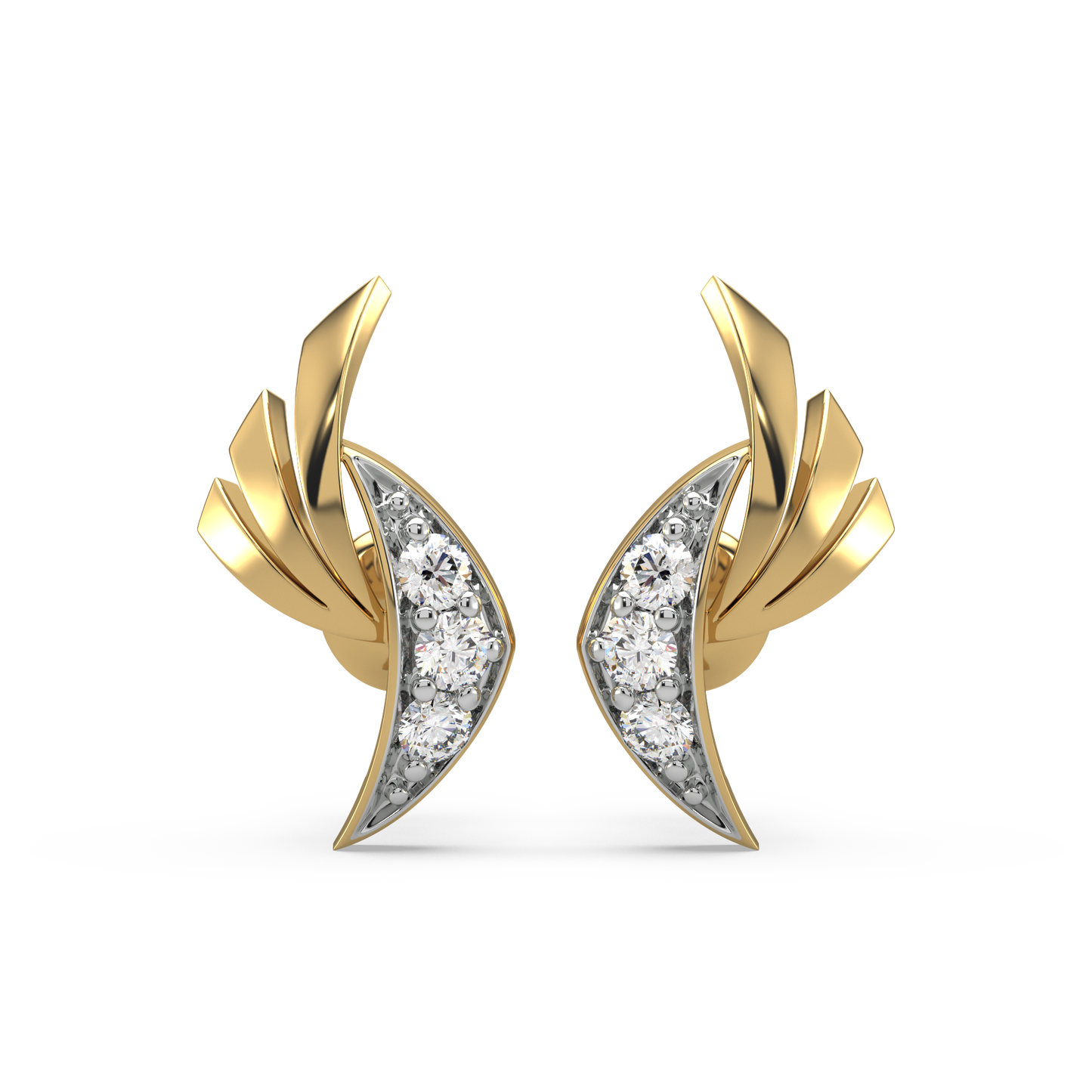 Meredith Diamond Stud Earrings