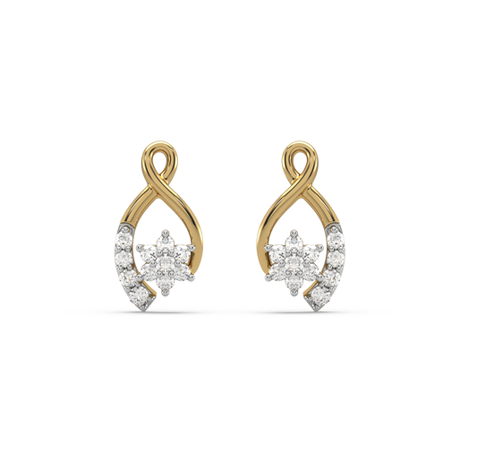 Florey Diamond Stud Earrings