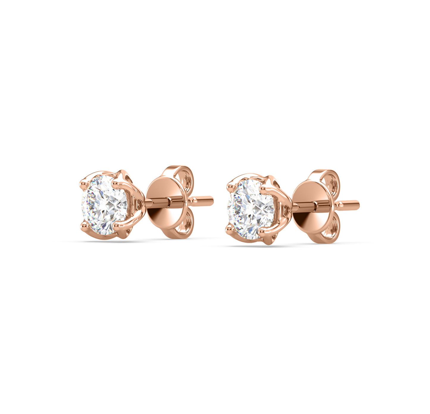 Diamond Earring for her in Rose Gold DER22910