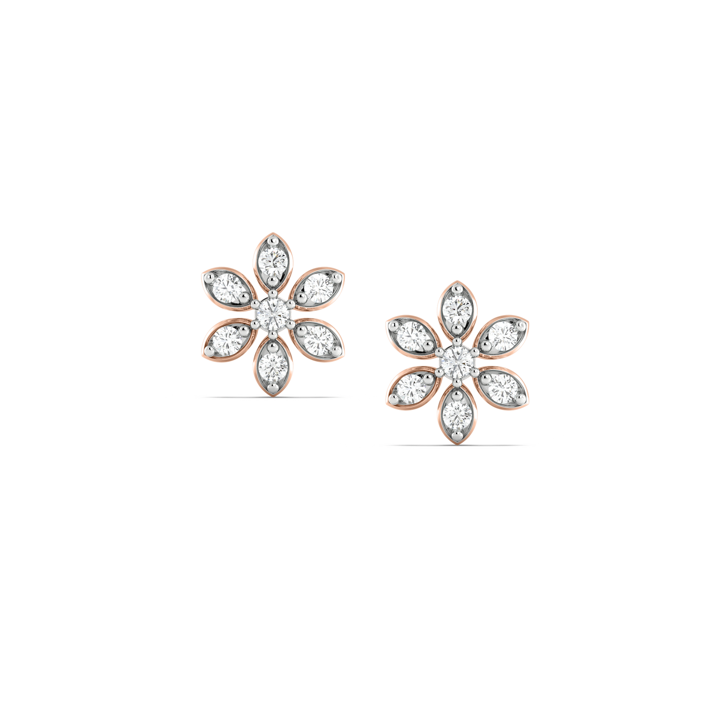 Diamond Earring for her in White Gold DER22916