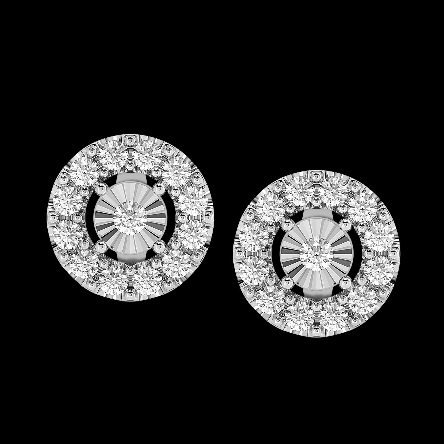 Diamond Earring for her in White Gold DER22937