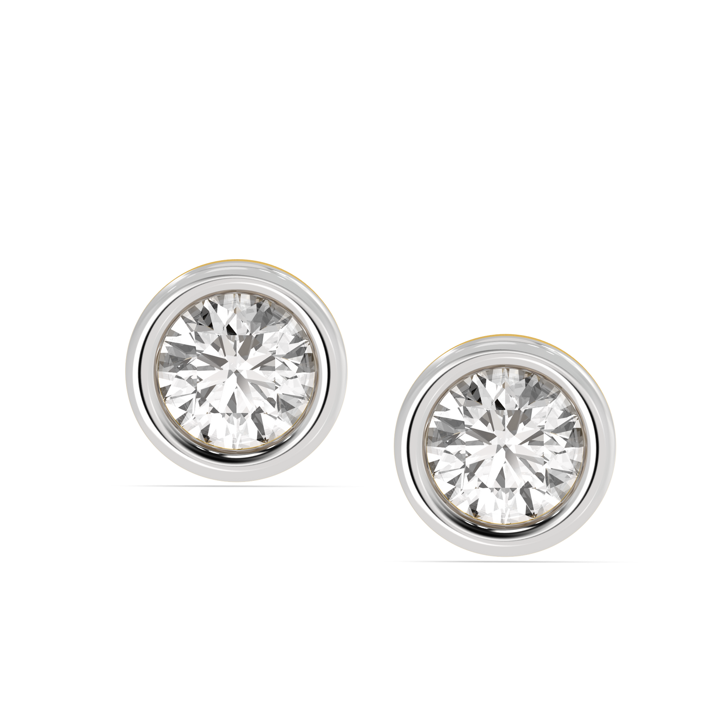 Diamond Earring for her in Yellow Gold DER22966