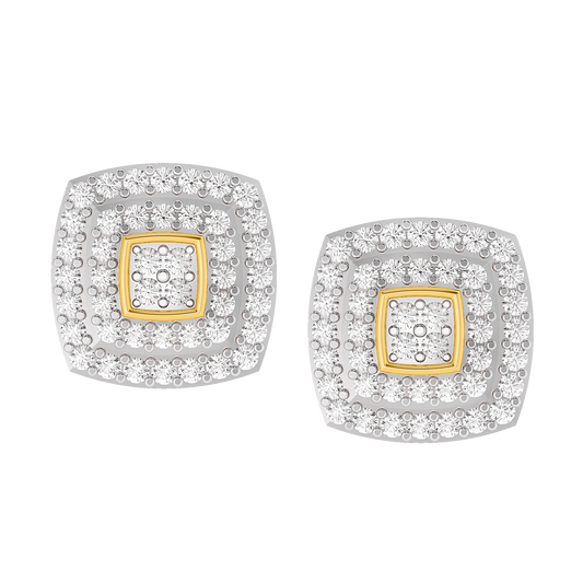 Diamond Earring for her in Yellow Gold DER22983