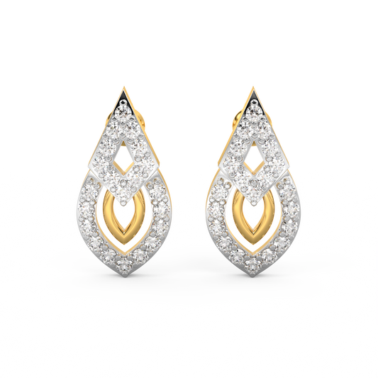 Diamond Earring for her in Rose Gold DER23135