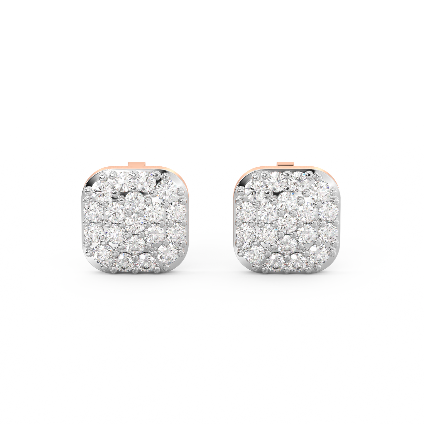 Diamond Earring for her in Rose Gold DER23442