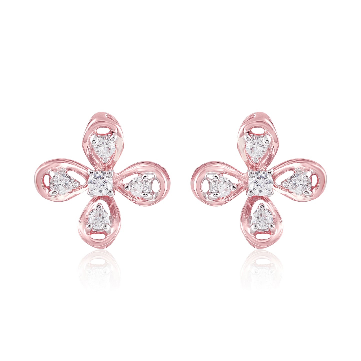 Petunia Diamond Earrings